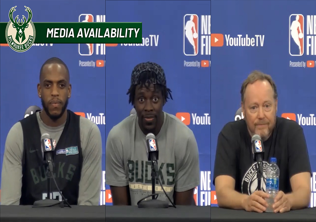 Milwaukee Bucks NBA Finals Media Day Interviews CLNS Media