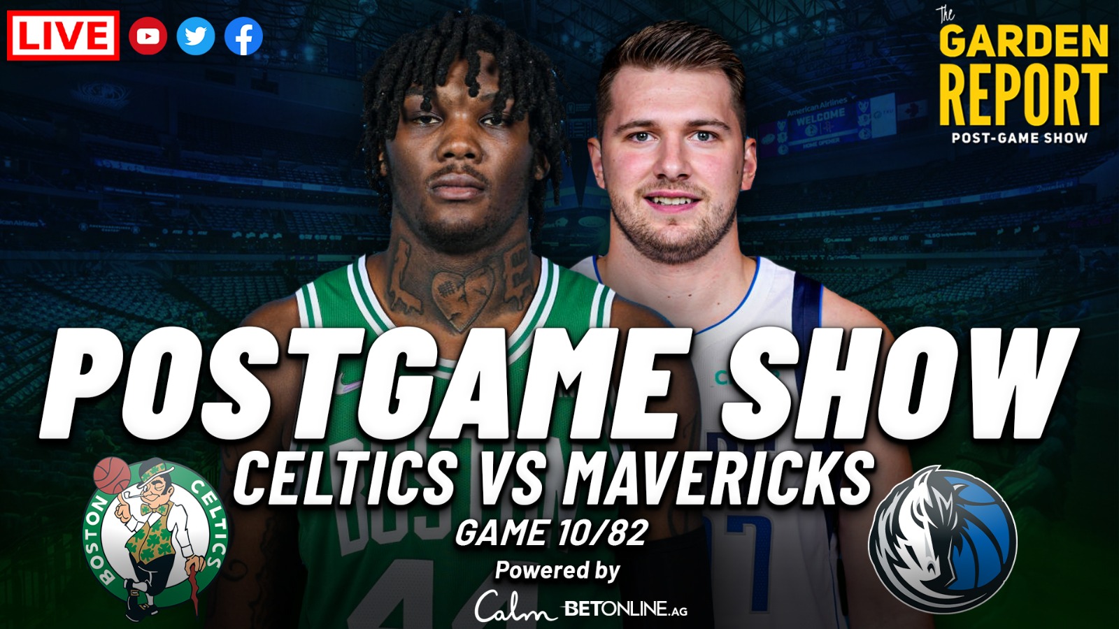 Celtics vs Mavericks LIVE Postgame Show; Jaylen Brown Out for Boston