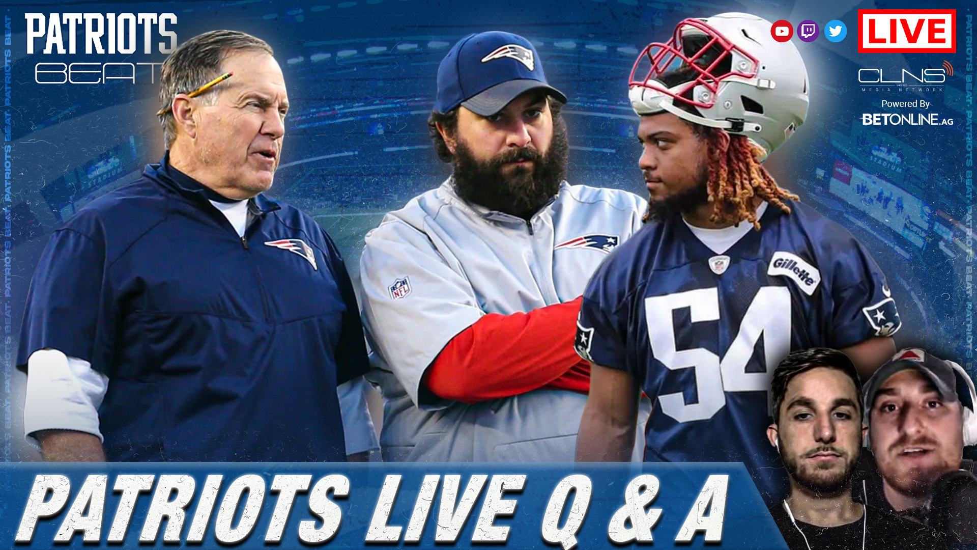 LIVE Patriots Beat: Patriots Season Preview LIVE Q&A 