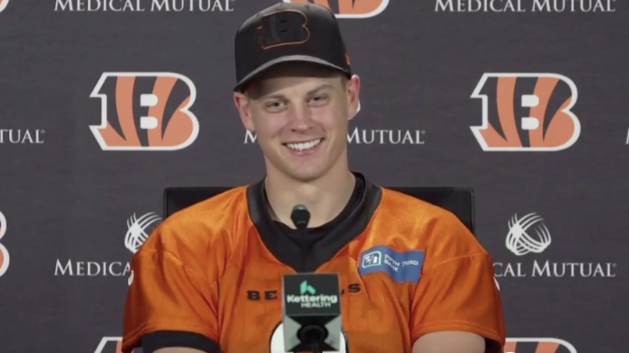 Joe Burrow's return from appendix burst just latest smile and shrug for  Bengals QB - The Athletic