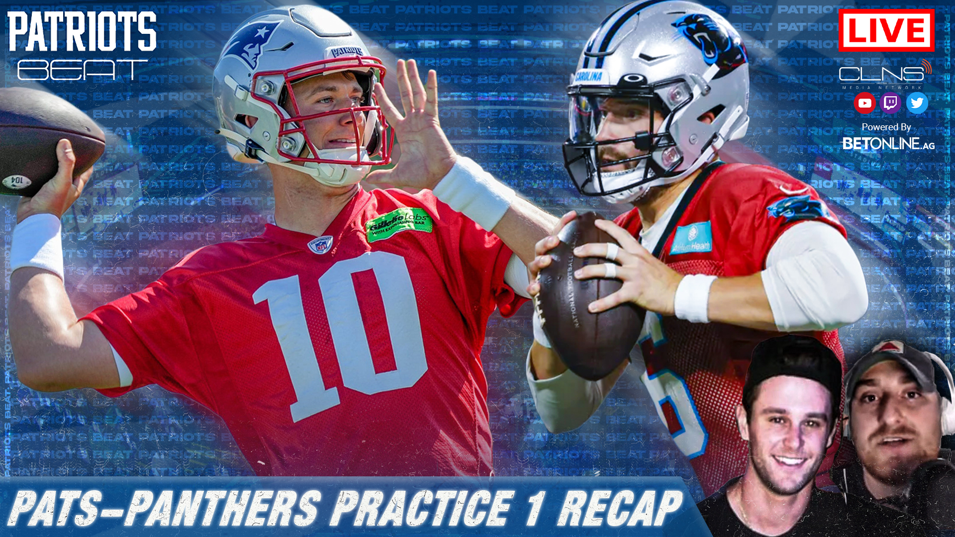 Behind Enemy Lines: Patriots and Panthers reporters recap Day 1 of joint  practices