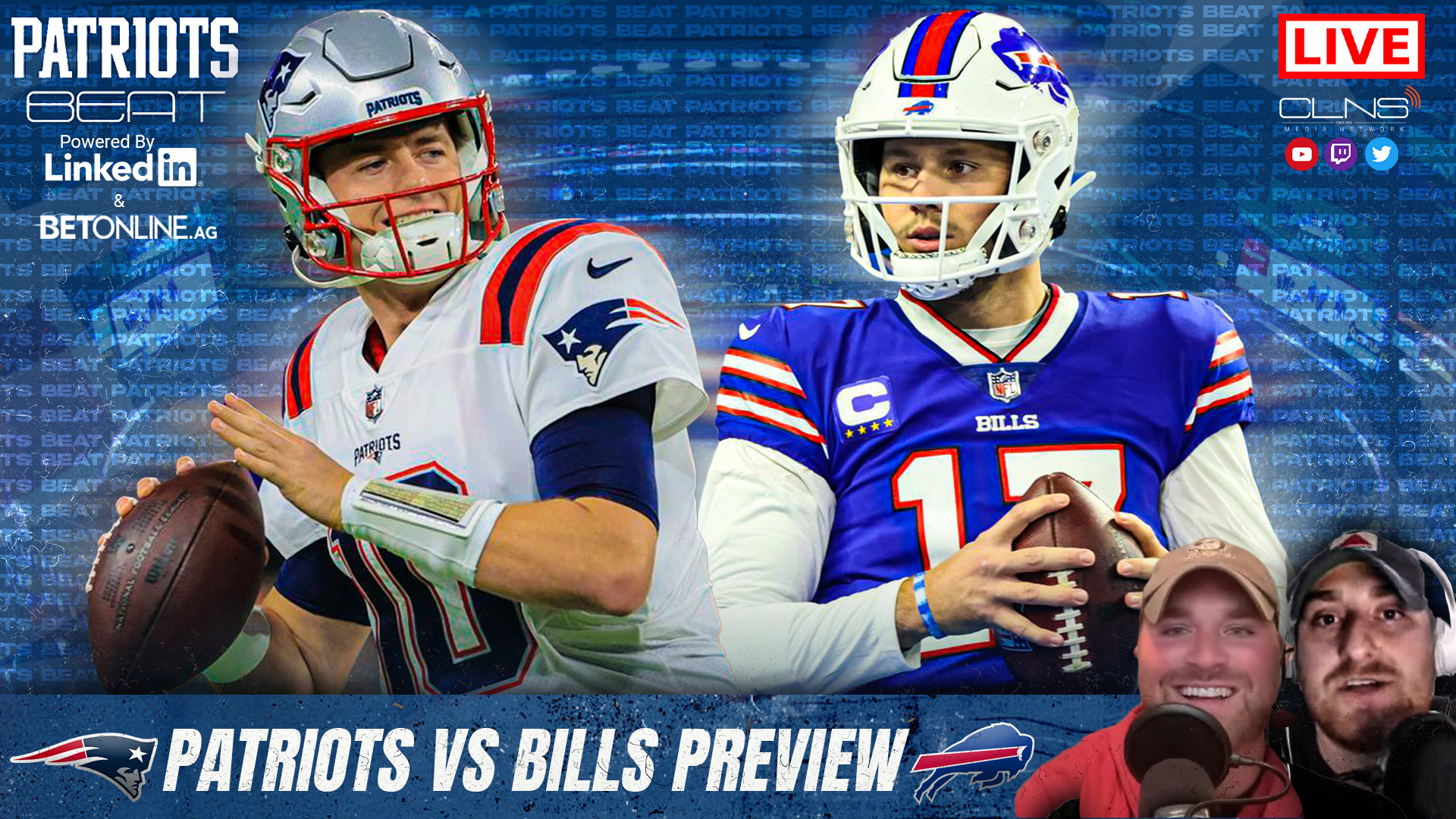 Previewing Patriots vs Bills on TNF - CLNS Media