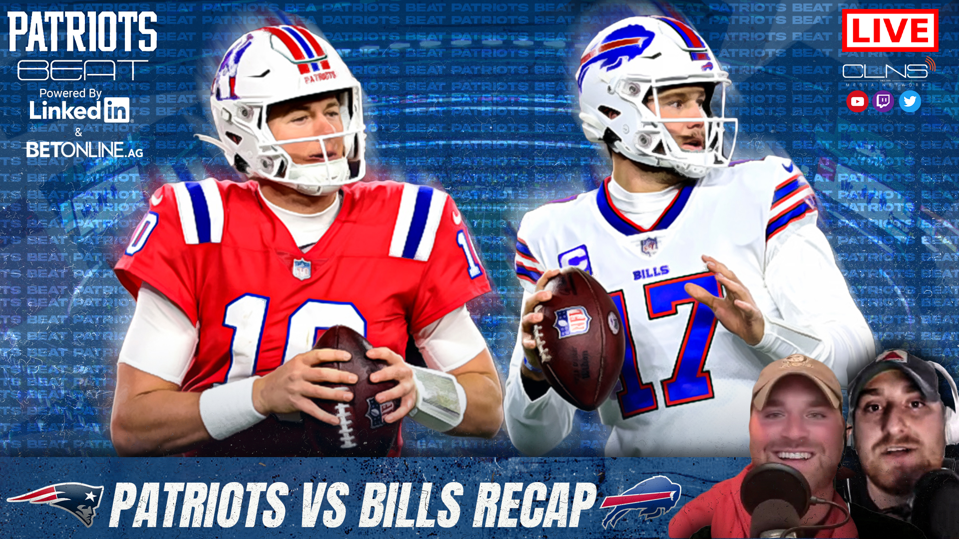 Previewing Patriots vs Bills on TNF - CLNS Media