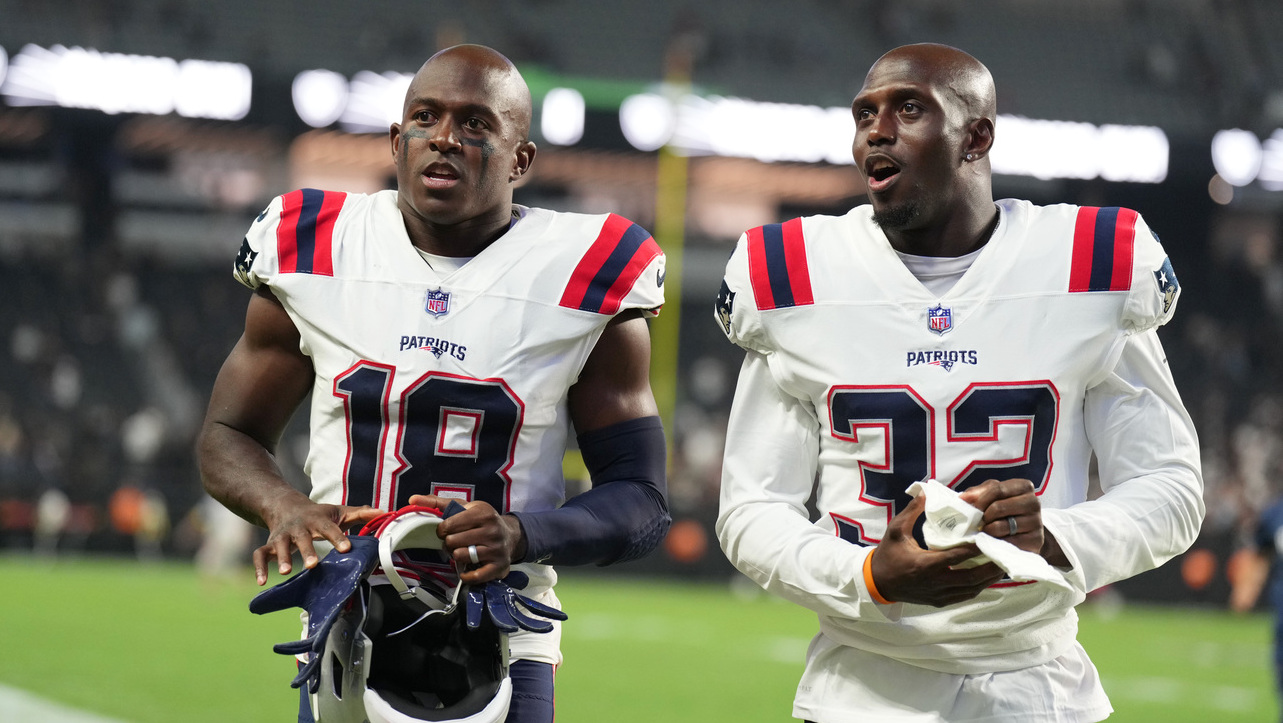 Mike Kadlick on X: Former #Patriots safety Devin McCourty is wearing a  Matthew Slater jersey on the TwinCast.  / X