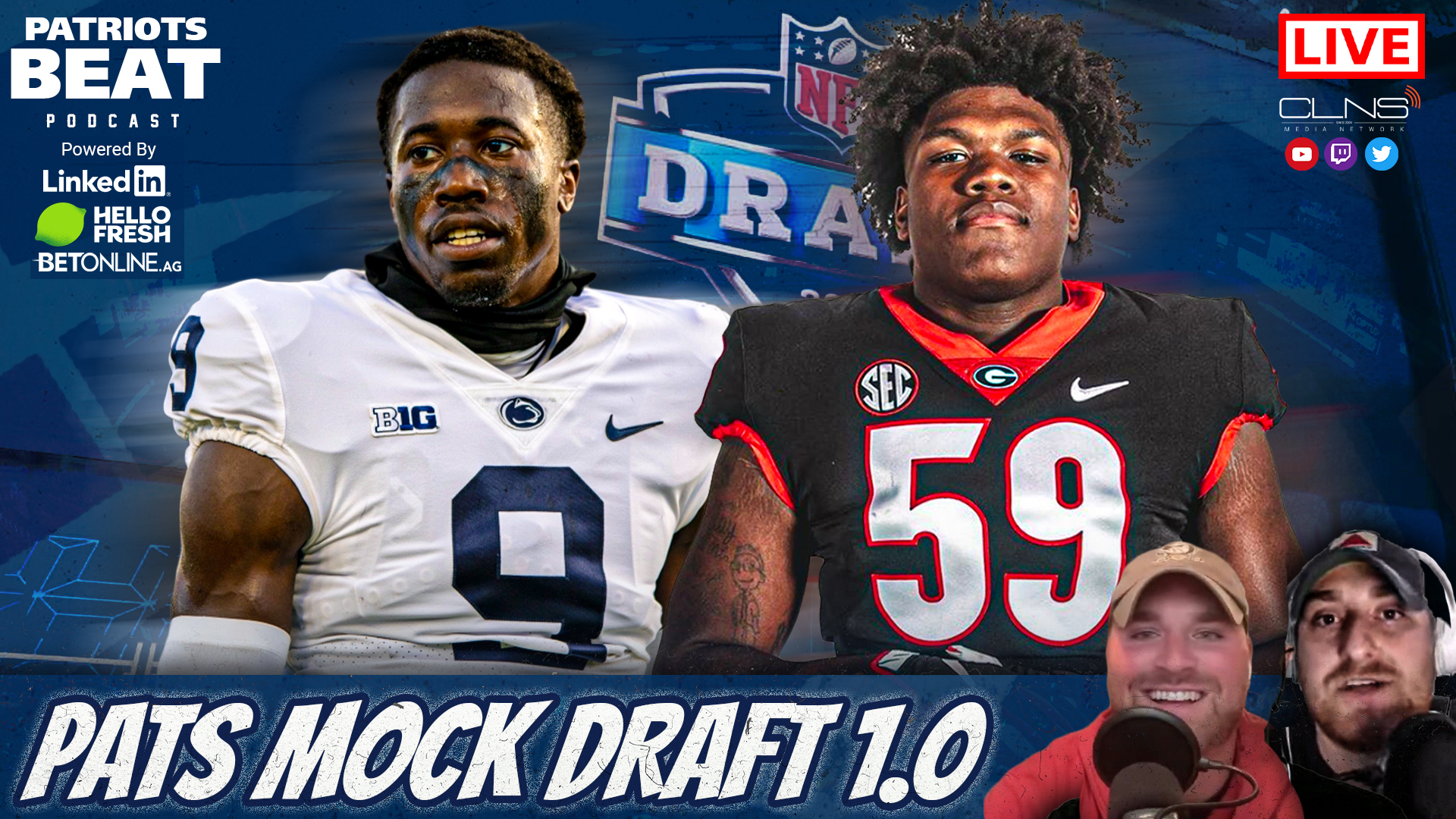 Kyles: Patriots 7-Round NFL Mock Draft 1.0 - CLNS Media