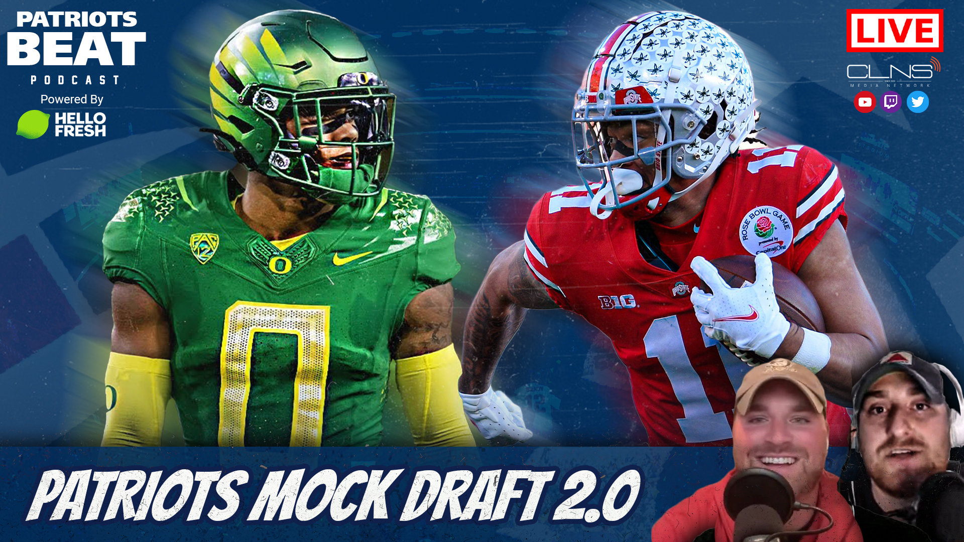 Kadlick's Post-Free Agency Frenzy Patriots Mock Draft: New England Fills  Their Biggest Hole in the First Round - CLNS Media