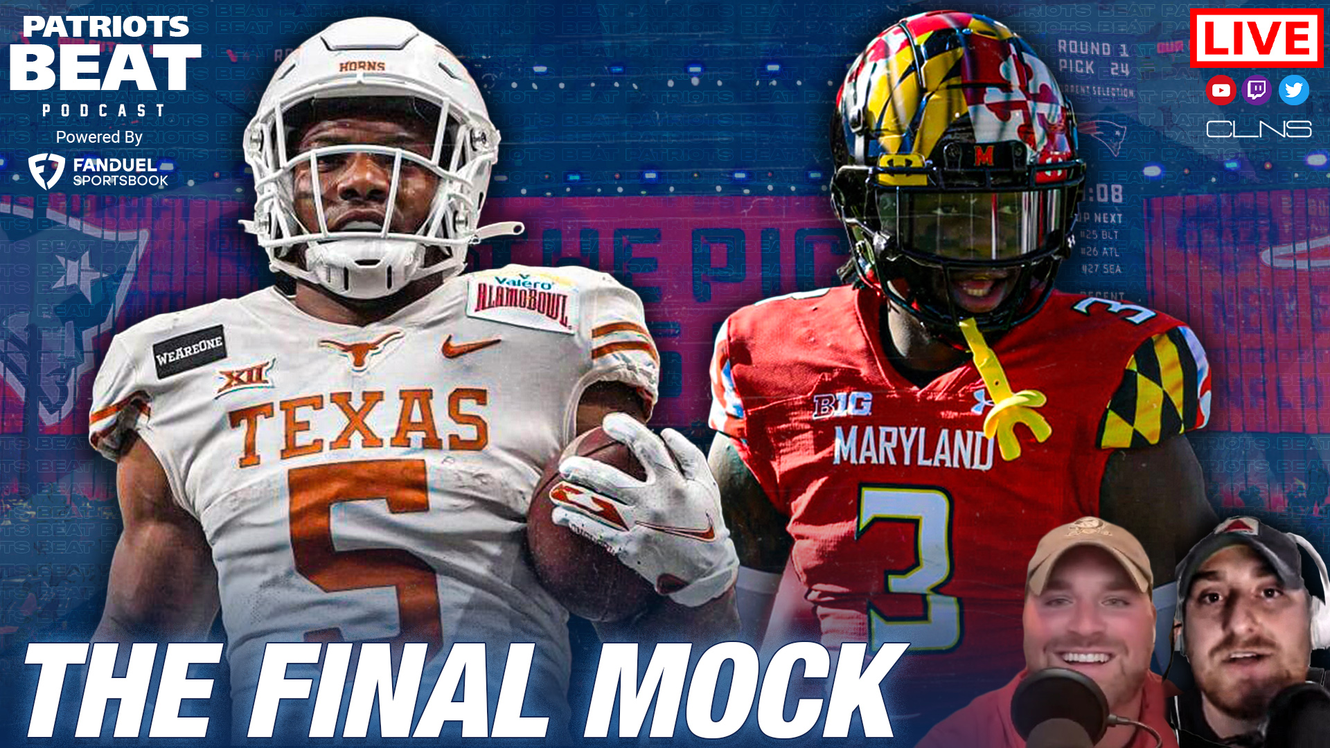 The Final Patriots Mock Draft CLNS Media