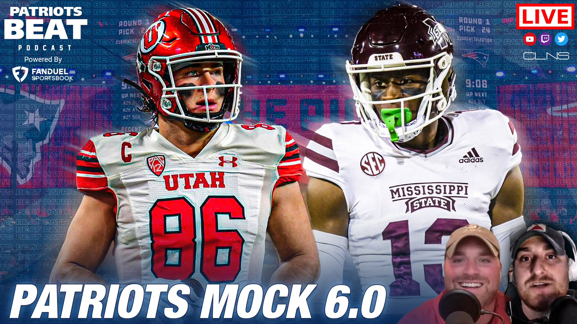 Patriots Mock Draft 6.0 CLNS Media