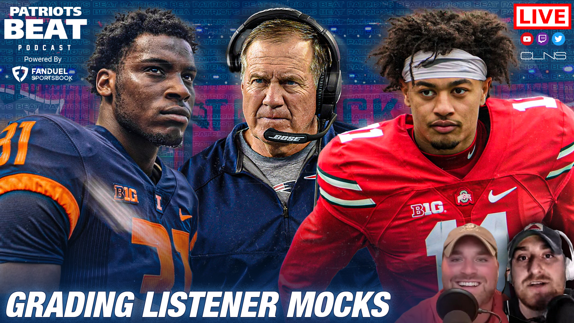 Reviewing Listener Patriots Mock Drafts CLNS Media