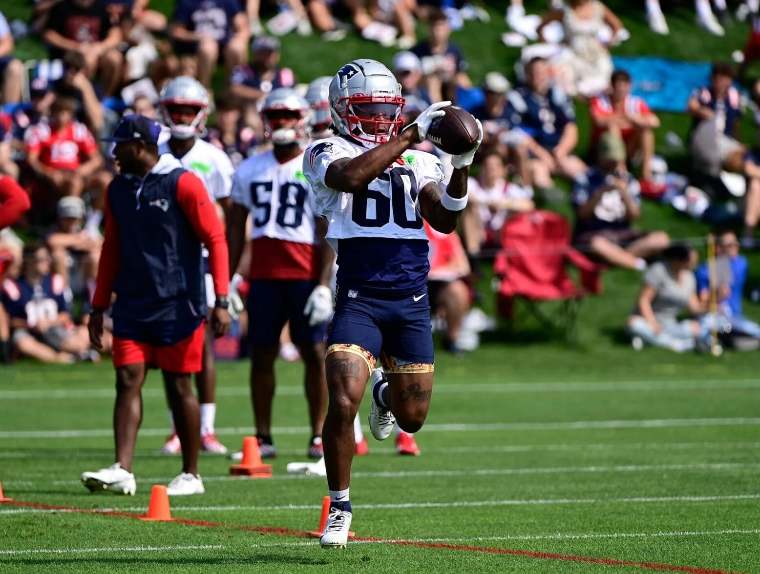 Patriots WR DeVante Parker shines at camp for New England