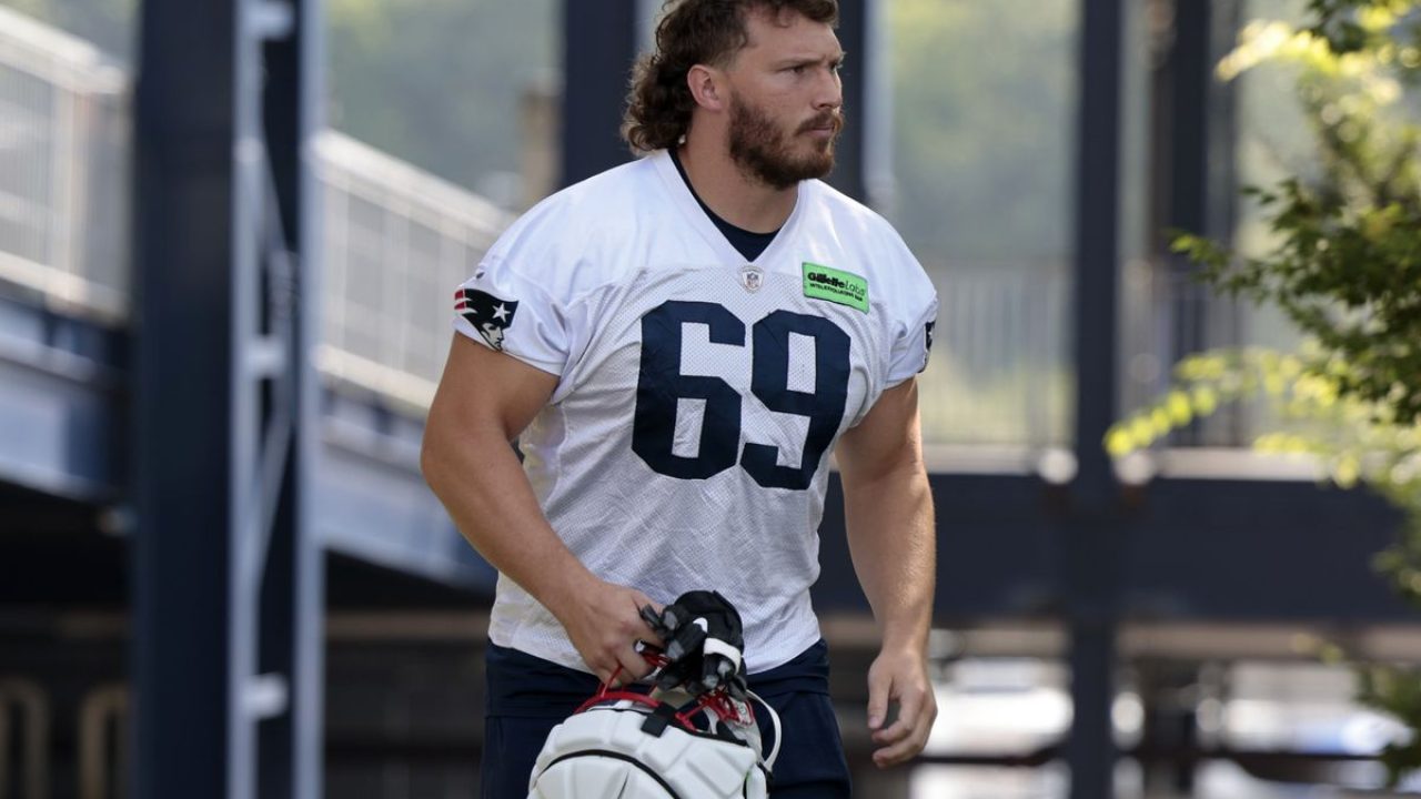 Patriots' Lawrence Guy on the field at training camp