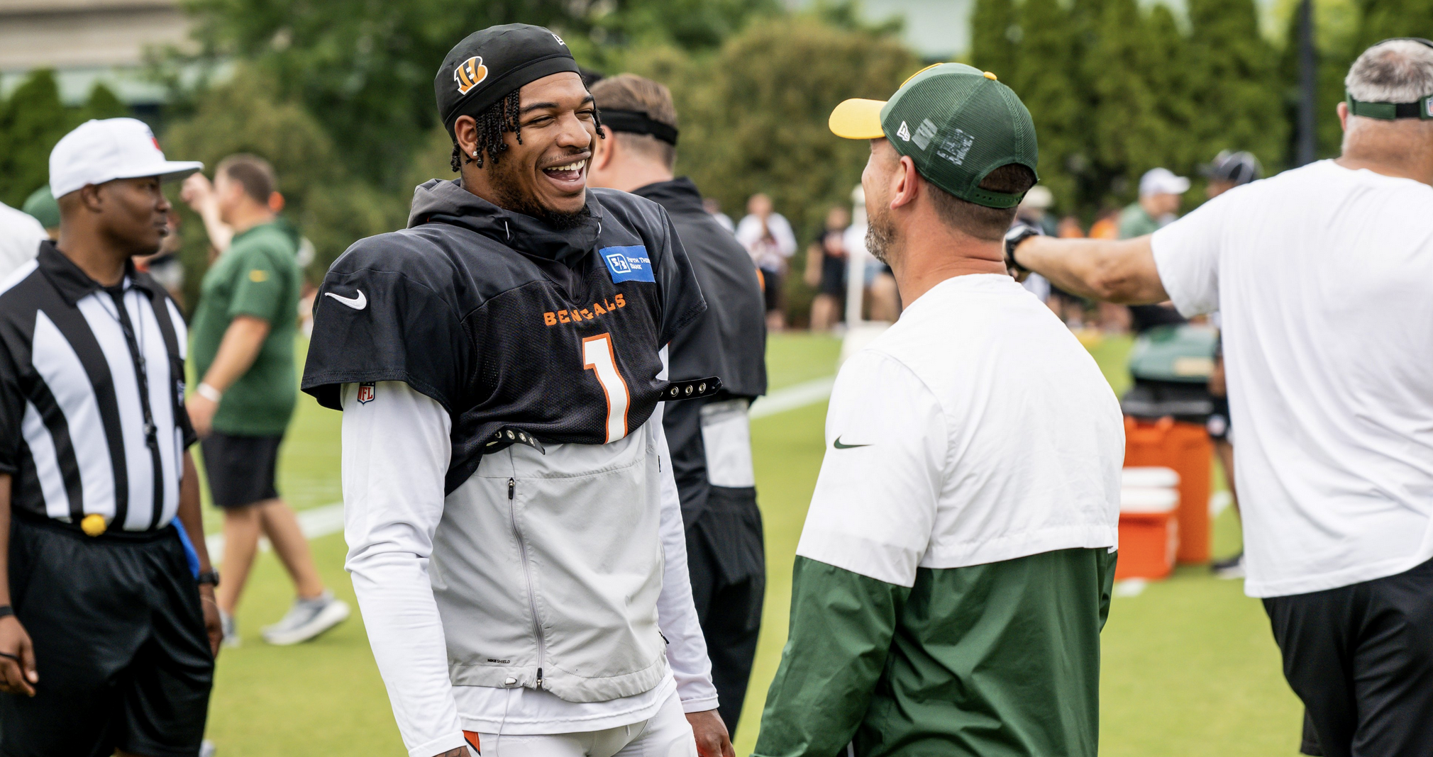 Bengals and Packers scuffle during joint practice ahead of their preseason  opener on Friday night