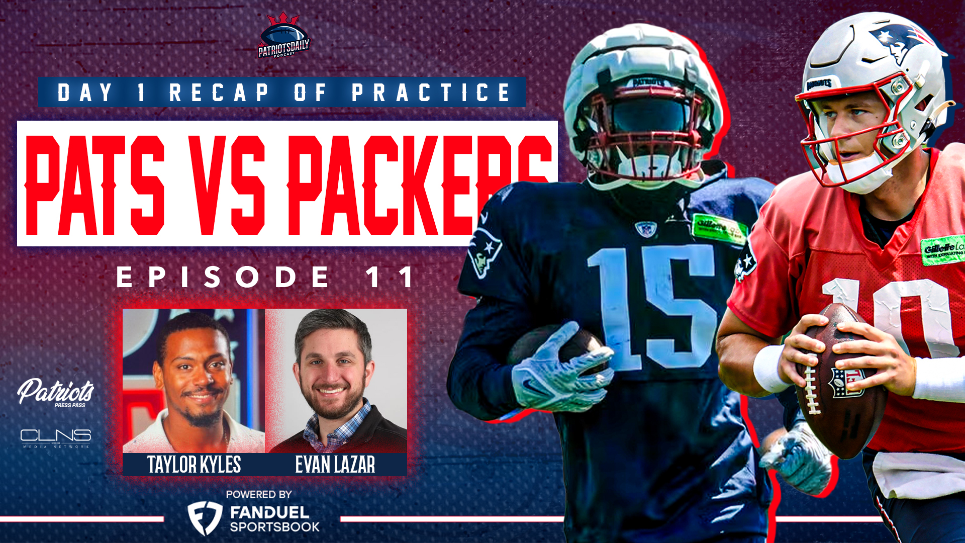 Evan Lazar Returns to Breakdown Patriots vs Packers Joint