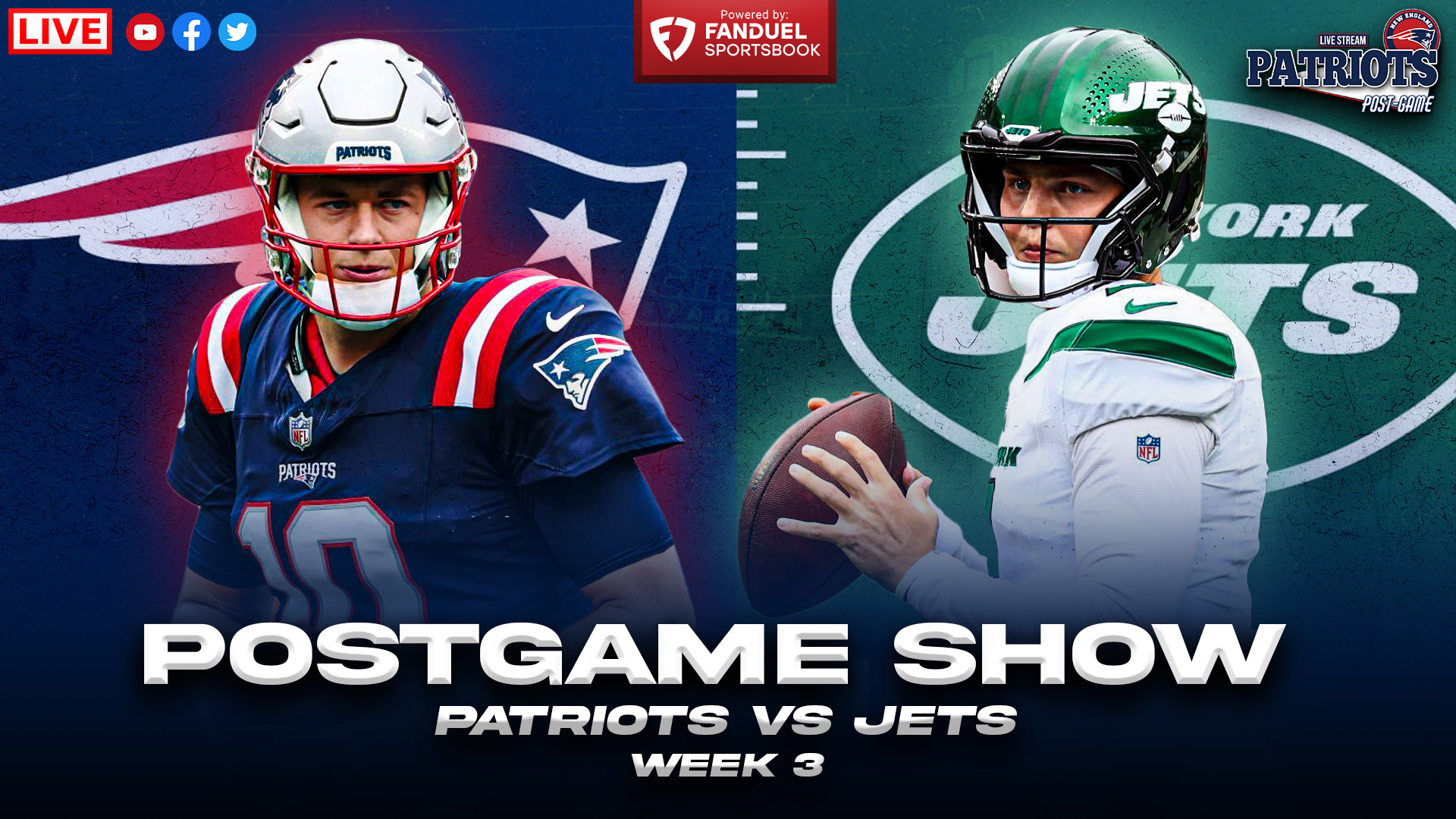 LIVE: Patriots vs Cowboys Week 4 Postgame Show 