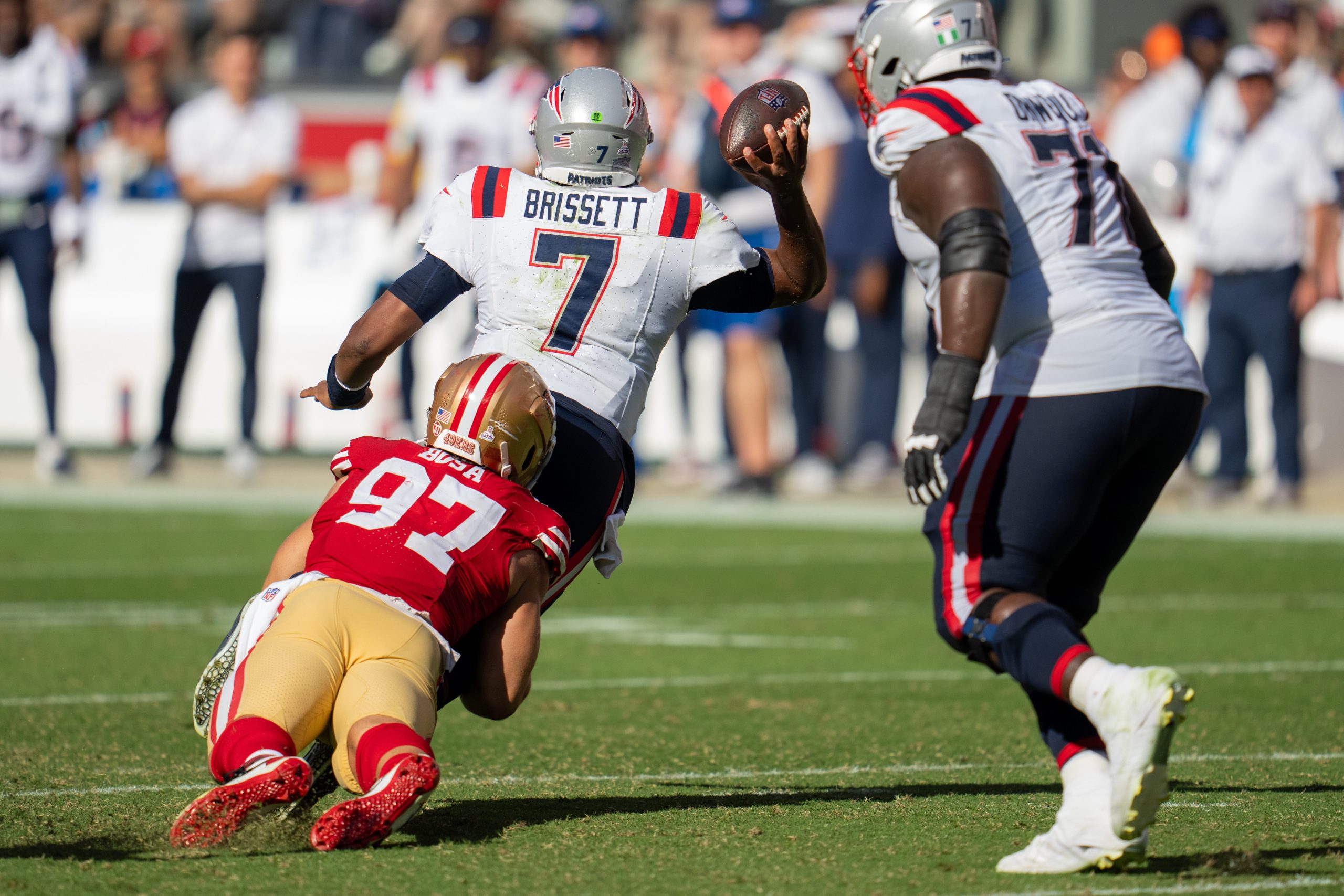 Reaction to the Patriots disaster in San Francisco